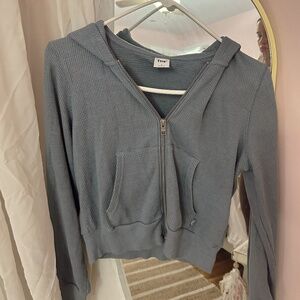 aritzia waffle jacket
